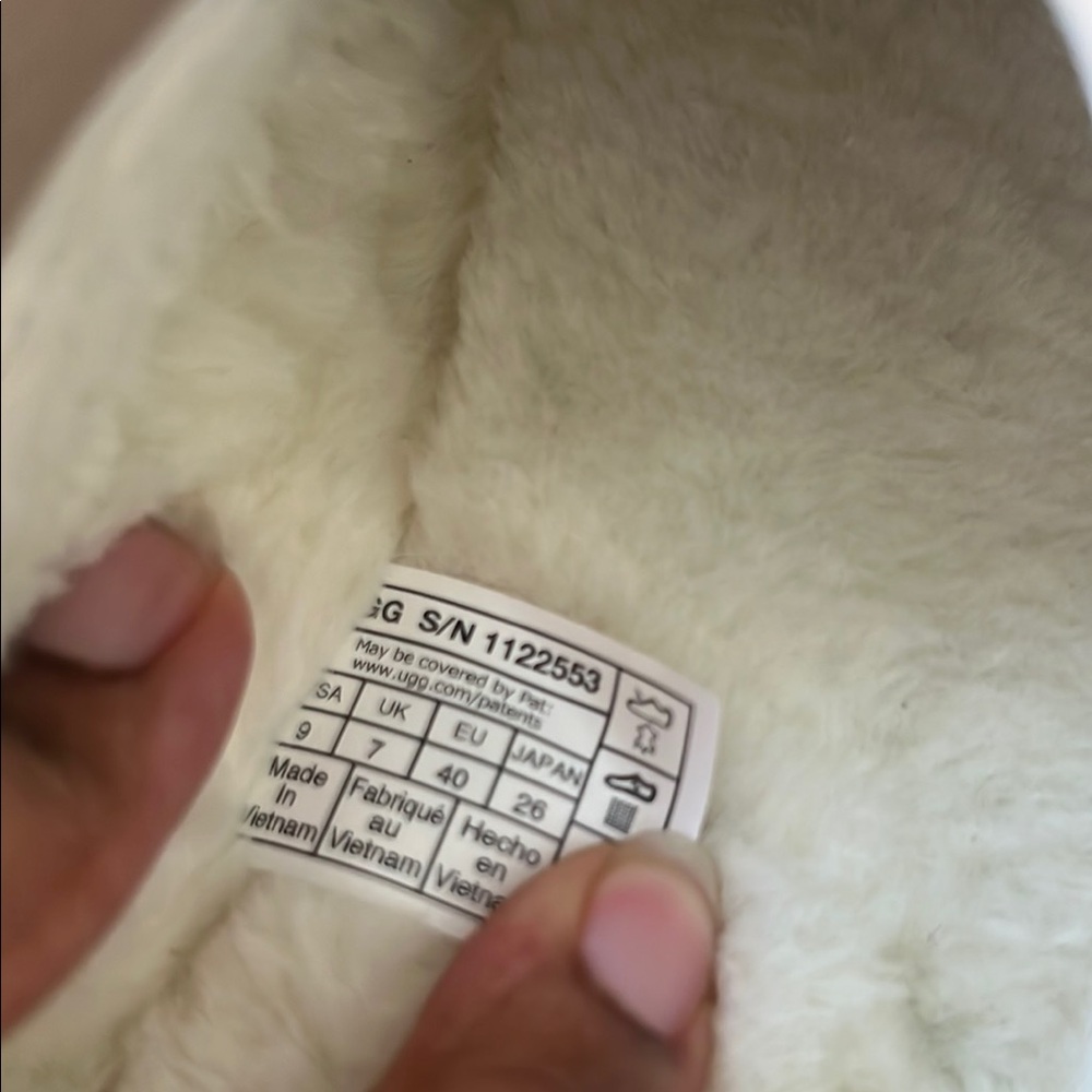 *SOLD* UGG Tazz wool-blend fleece-lined embroidered suede platform NO BOX - Picture 12 of 15